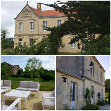 Chateau Bernon Maison D Hotes - Piscine Et Spa Queyrac Exterior foto